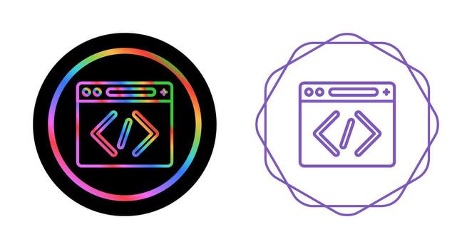 Coding Vector Icon