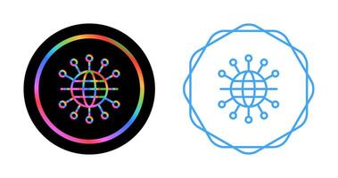 Network Topology Vector Icon