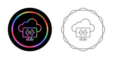 Serverless Computing Vector Icon