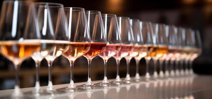 AI generated wine tastings in city photo