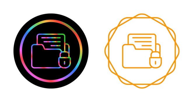 Data Encryption Vector Icon