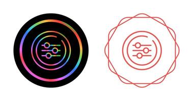 Equalizer Circle Vector Icon