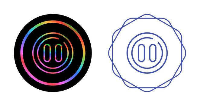 Pause Circle Vector Icon