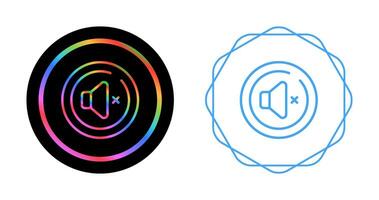 Mute Circle Vector Icon