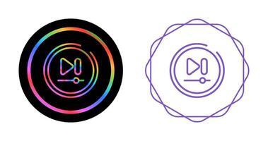 Video Next Track Button Vector Icon