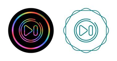 Next Track Button Vector Icon