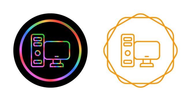 Computer Vector Icon