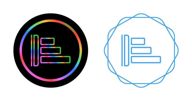 Left Align Vector Icon