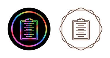 Writing Pad Vector Icon
