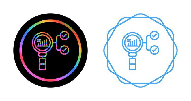 Prescriptive Analytics Vector Icon