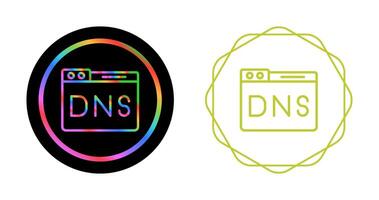 Domain DNS Management Vector Icon