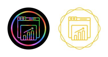 Website Statistics Vector Icon