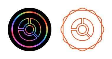 Pie Graph Vector Icon