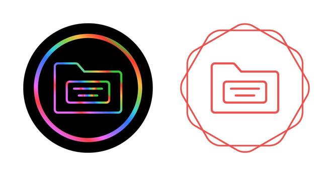 File Folder Vector Icon