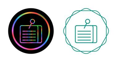 Memo Vector Icon