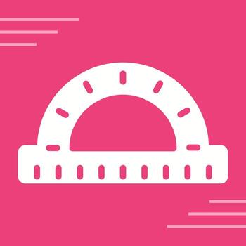 Protractor Vector Icon