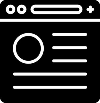 icono de vector de navegador