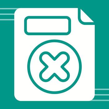 Eliminar botón vector icono