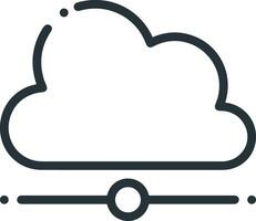 Cloud icon symbol vector image