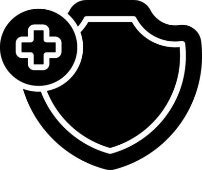 icono de vector de escudo