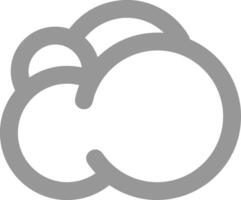 nube icono símbolo vector imagen