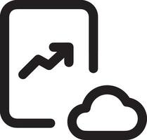 Cloud icon symbol vector image