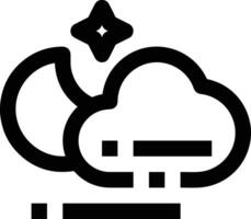 nube icono símbolo vector imagen