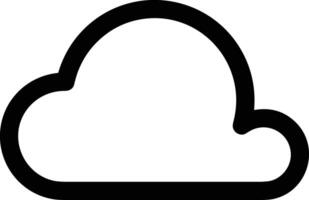 Cloud icon symbol vector image. Illustration of the hosting storage design image