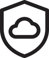 Cloud icon symbol vector image