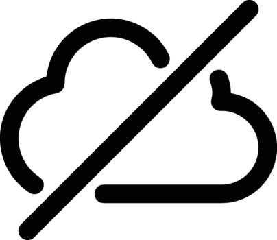 Cloud icon symbol vector image. Illustration of the hosting storage design image