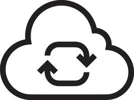 Cloud icon symbol vector image