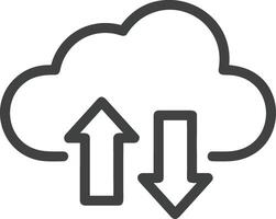 Cloud icon symbol vector image