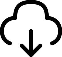 Cloud icon symbol vector image. Illustration of the hosting storage design image