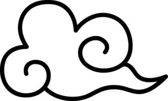 Cloud icon symbol vector image. Illustration of the hosting storage design image