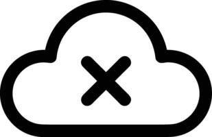 Cloud icon symbol vector image. Illustration of the hosting storage design image