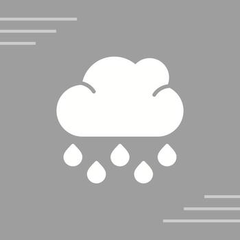 icono de vector de nubes