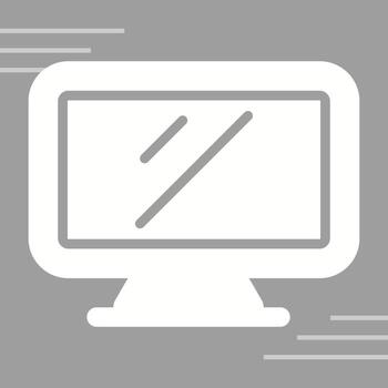 Computer Vector Icon