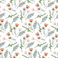 Floral seamless pattern.Seamless pattern can be used for wallpaper, pattern fills, web page background,surface textures. vector