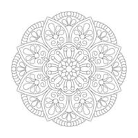 Ornamental mandala patterns with unique design vector