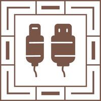 Usb Cable Vector Icon