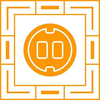 icono de vector de enchufe