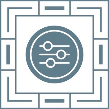 icono de vector de ecualizador