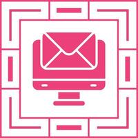 icono de vector de alojamiento de correo electrónico