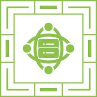 Cluster Server Vector Icon