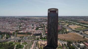 modern toren van sevilla, Spanje video