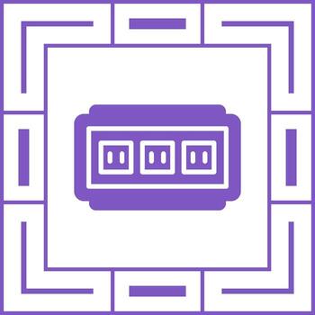 icono de vector de enchufe