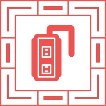 icono de vector de enchufe