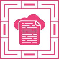 Cloud Data Vector Icon