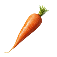 AI generated Carrot png isolated on transparent background