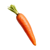 ai generato carota png isolato su trasparente sfondo